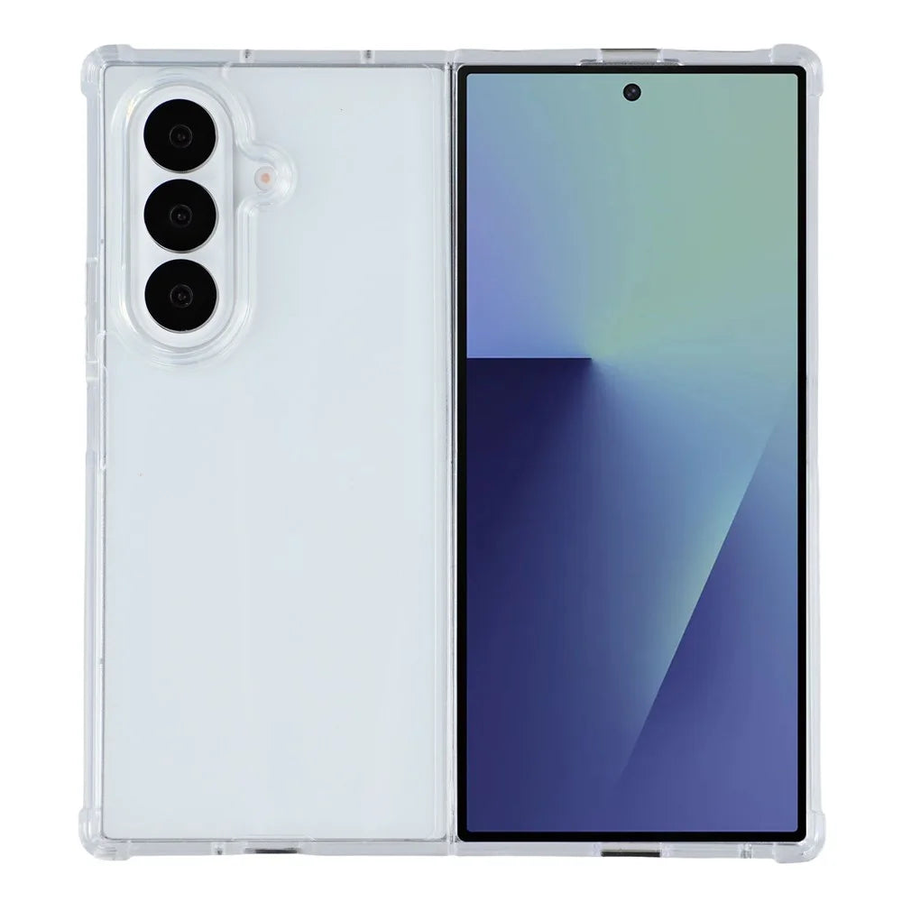 For Samsung Galaxy Z Fold7 5G Phone Case TPU + Acrylic 1.5mm Shockproof Clear Back Cover - 1