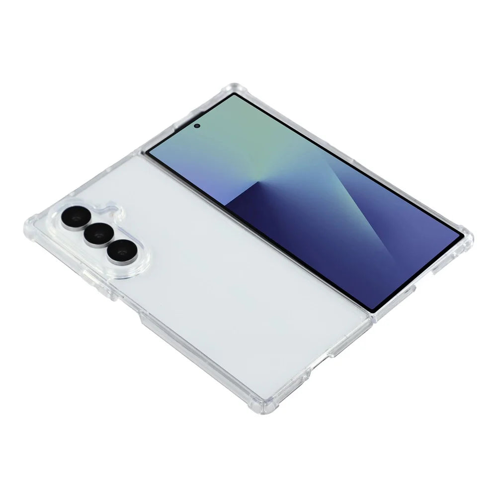 For Samsung Galaxy Z Fold7 5G Phone Case TPU + Acrylic 1.5mm Shockproof Clear Back Cover - 4