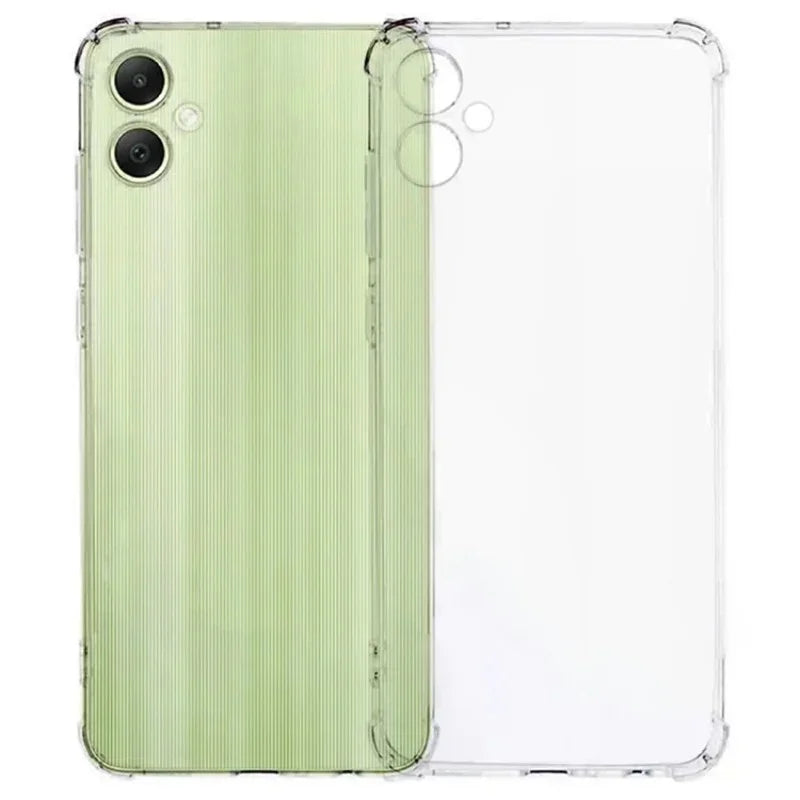 WANLONFENG For Samsung Galaxy A06 5G TPU Case  WL3 Series 1.5mm Phone Cover with Tempered Glass Film - Transparent - 2
