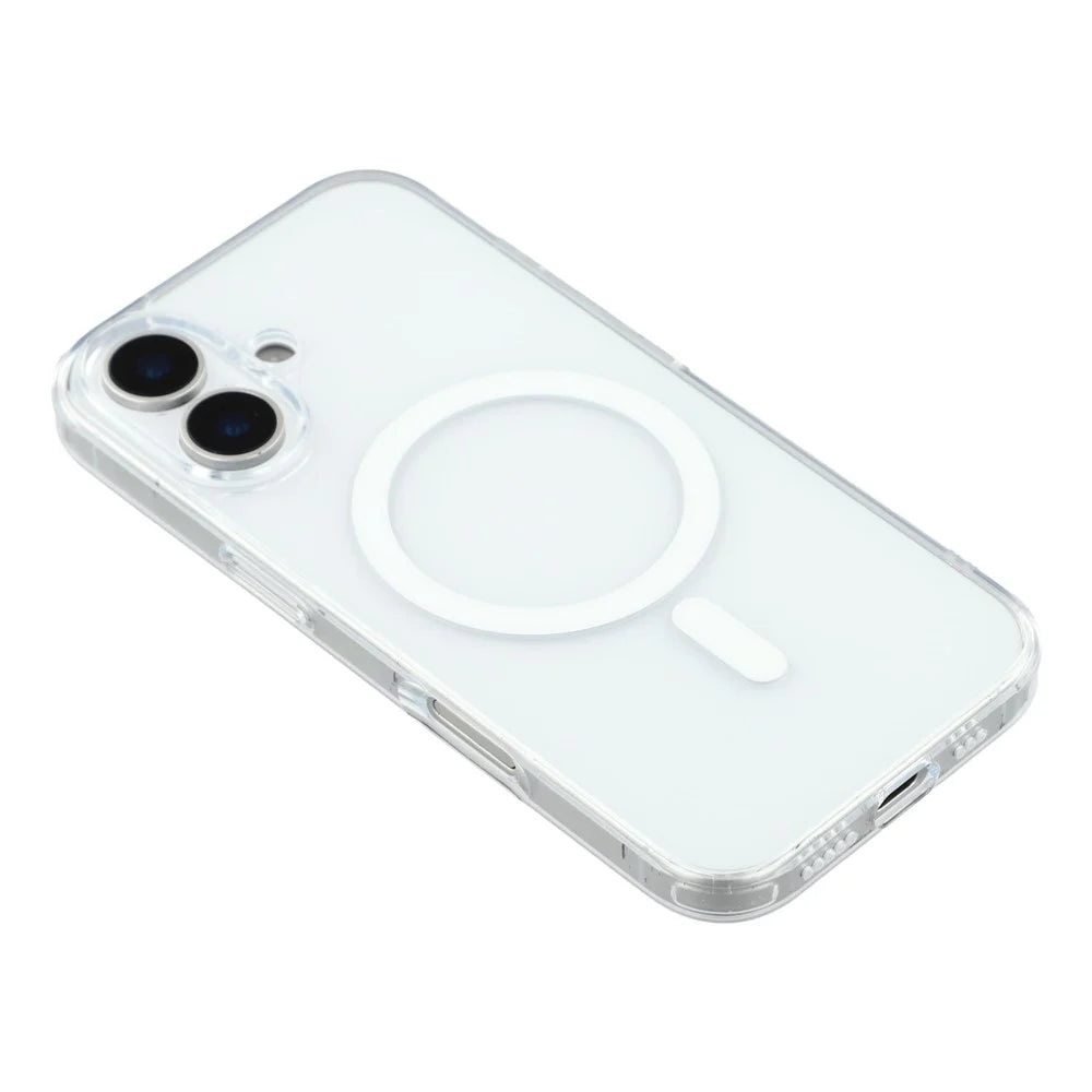 JAUCASE For iPhone 17 Case Compatible with MagSafe Crystal Clear TPU PC Phone Back Cover - 4
