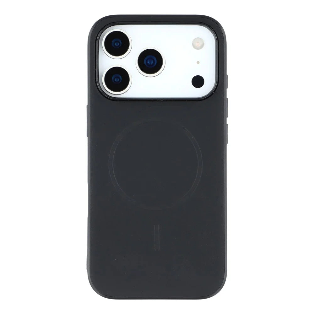 X-LEVEL For iPhone 17 Pro Case Compatible with MagSafe PC + TPU + PU Phone Back Cover - Black - 3