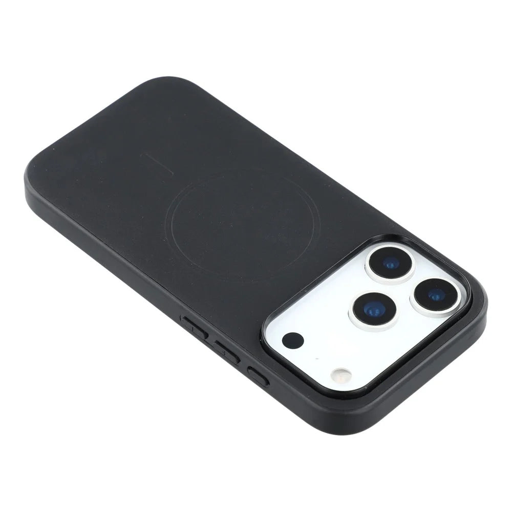 X-LEVEL For iPhone 17 Pro Case Compatible with MagSafe PC + TPU + PU Phone Back Cover - Black - 5