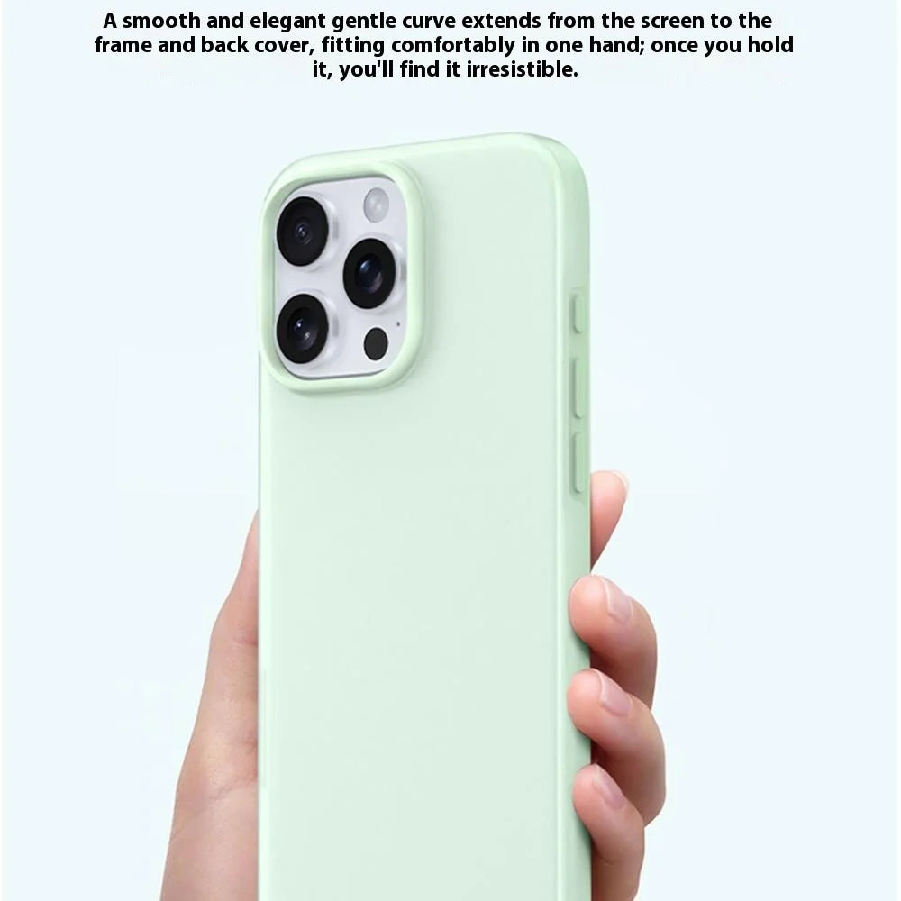 For iPhone 15 Pro Case Heat Dissipation Ice-Transparent Liquid Silicone + PC Phone Cover - Green - 6