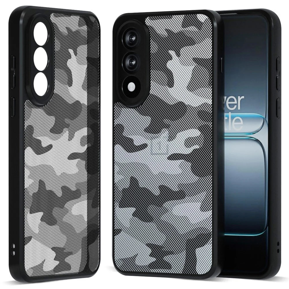 IBMRS For OnePlus Ace 5 Ultra 5G / Nord 5 5G Case Soft TPU Frame Hard PC Back Anti-Fall Phone Cover - Artistic Camouflage - 1