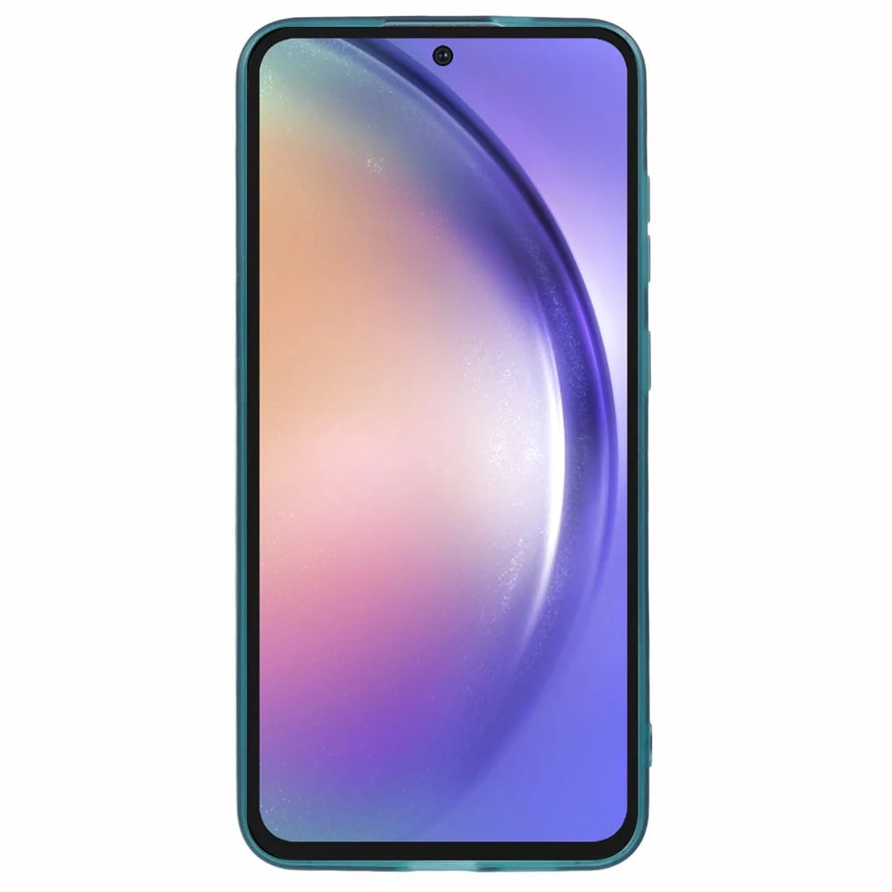 Bulk Purchasing 20Pcs For Samsung Galaxy A14 5G / A14 4G Case Electroplated Camera Frame TPU Phone Cover Precise Cutouts - Transparent Green - 2
