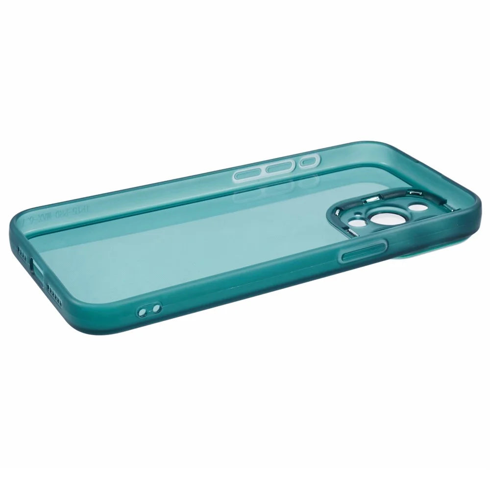 Bulk Purchasing 20Pcs For iPhone 13 Pro Case Electroplated Camera Frame TPU Phone Cover Precise Cutouts - Transparent Green - 4