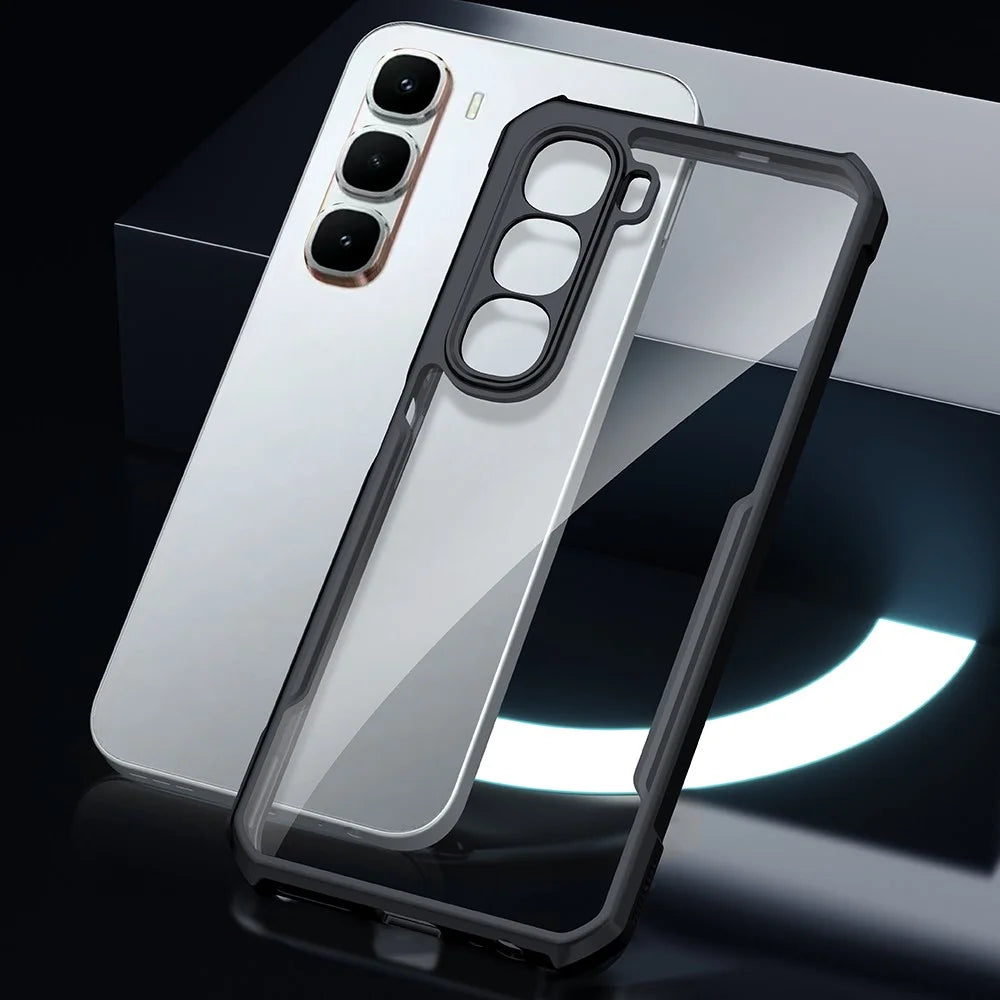 XUNDD For Infinix Hot 60 Pro 4G Case Dropproof TPU + Acrylic Clear Back Phone Cover - 6