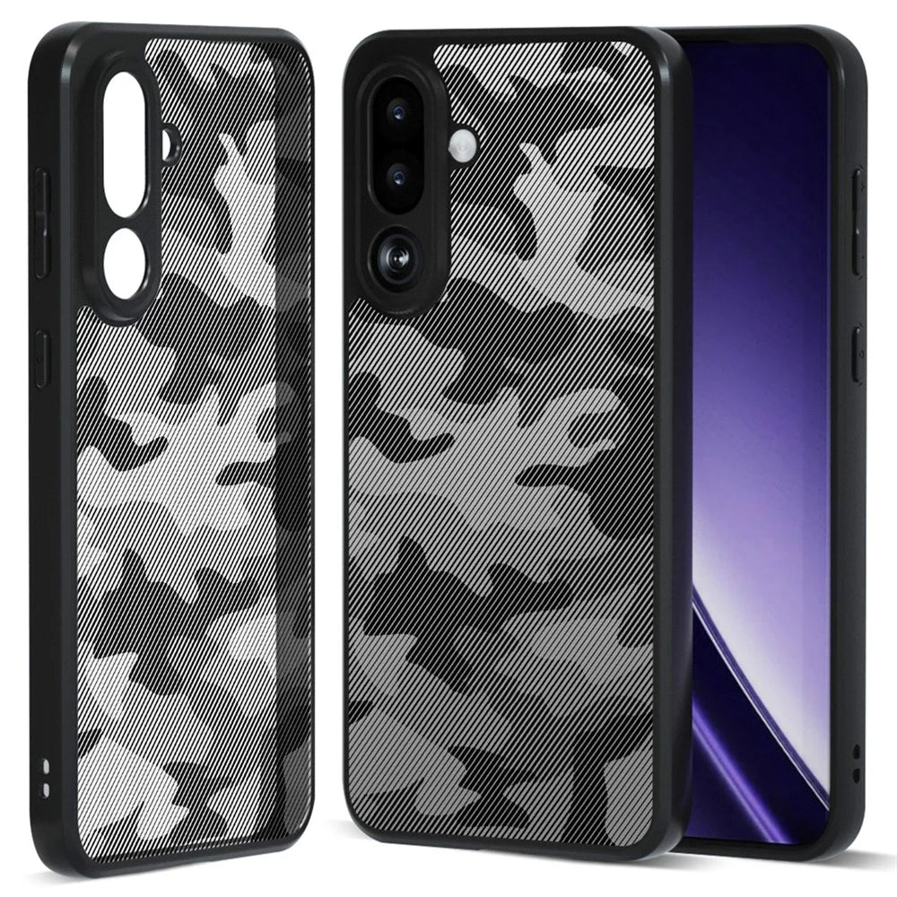 IBMRS For Samsung Galaxy M16 5G / F16 5G Case Soft TPU Frame Hard PC Back Anti-Fall Phone Cover - Artistic Camouflage - 1