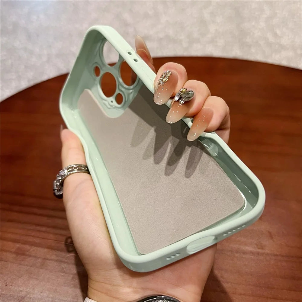 For iPhone 15 Pro Magnetic Case Skin Touch Liquid Silicone PC Shockproof Phone Cover - Desert Gold - 6