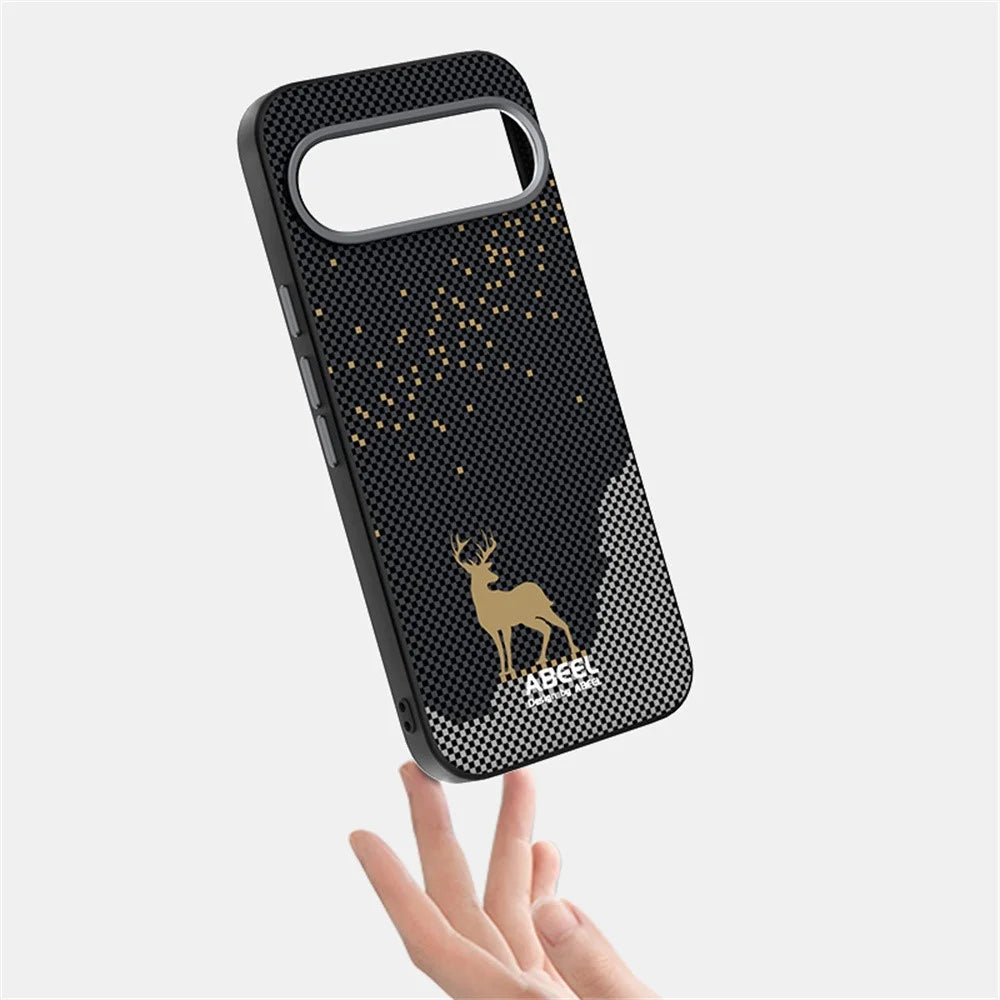 ABEEL For Google Pixel 10 Pro XL Magnetic Case Ultra Slim PC TPU Phone Back Cover - Deer - 3