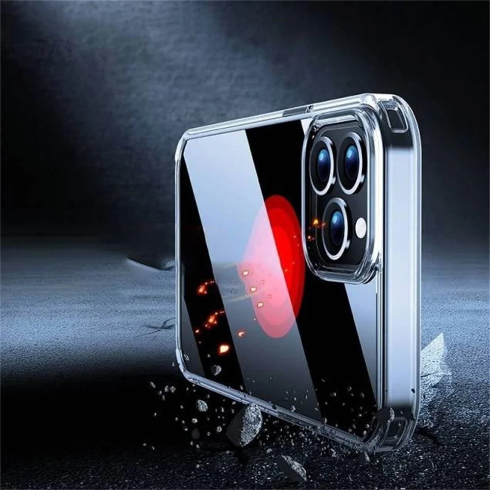 X-LEVEL For iPhone 13 Pro Max Clear Case PC + TPU Shockproof Phone Back Cover - 2