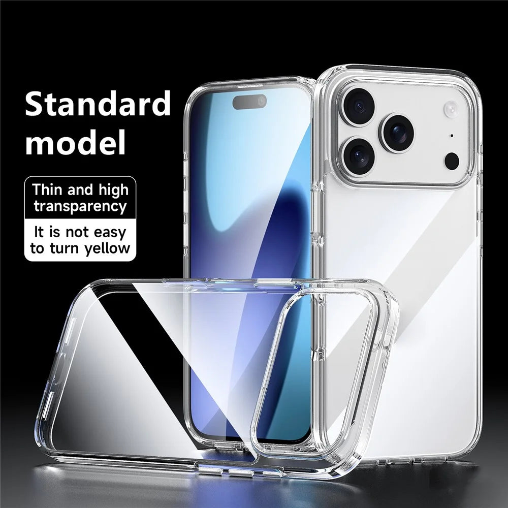 SULADA For iPhone 17 Pro Max Crystal Clear Case TPU + PC Protective Phone Cover - 2