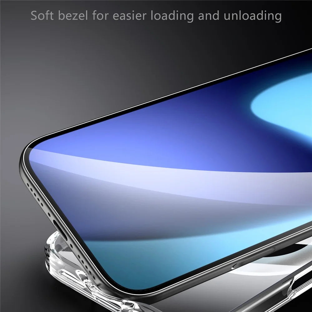 SULADA For iPhone 17 Pro Case Compatible with MagSafe TPU + PC Crystal Clear Phone Cover - 3