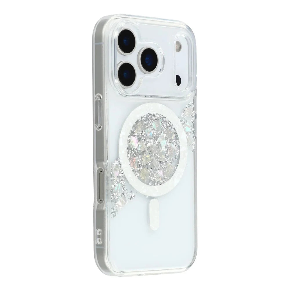 JAUCASE For iPhone 17 Pro Max Magnetic Case Shell Epoxy Design TPU + PC Phone Back Cover - 1