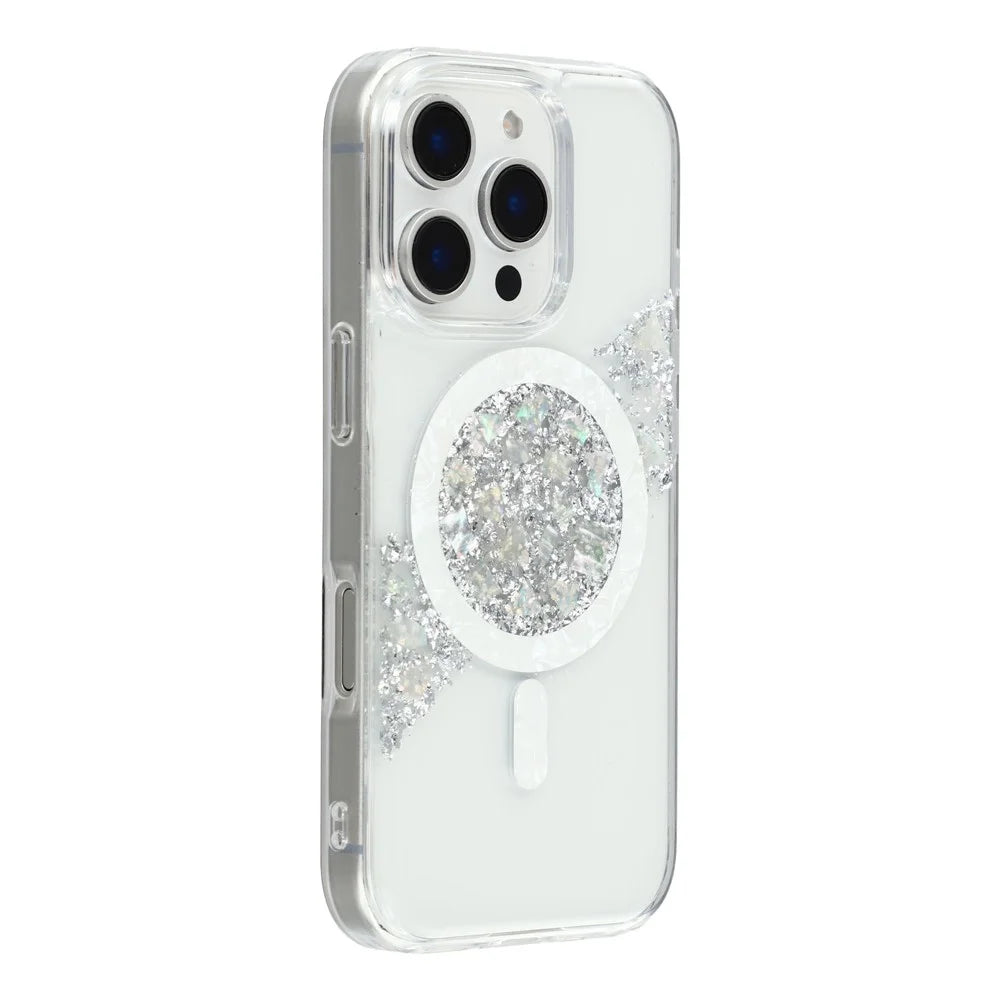 JAUCASE For iPhone 16 Pro Magnetic Case Shell Epoxy Design TPU + PC Phone Back Cover - 1