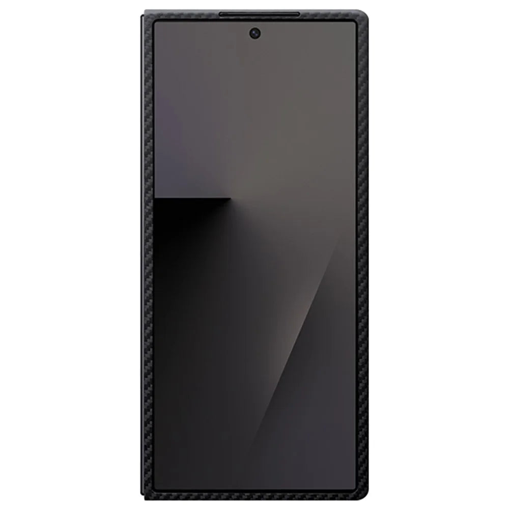 For Samsung Galaxy Z Fold7 5G Magnetic Case Aramid Fiber 600D Fine Texture Phone Cover with Front Frame - 2