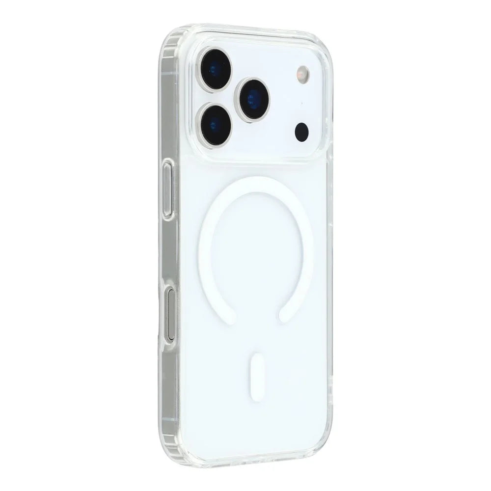 KIGC For iPhone 17 Pro Clear Case Compatible with MagSafe TPU + PC Shockproof Phone Back Cover - 1