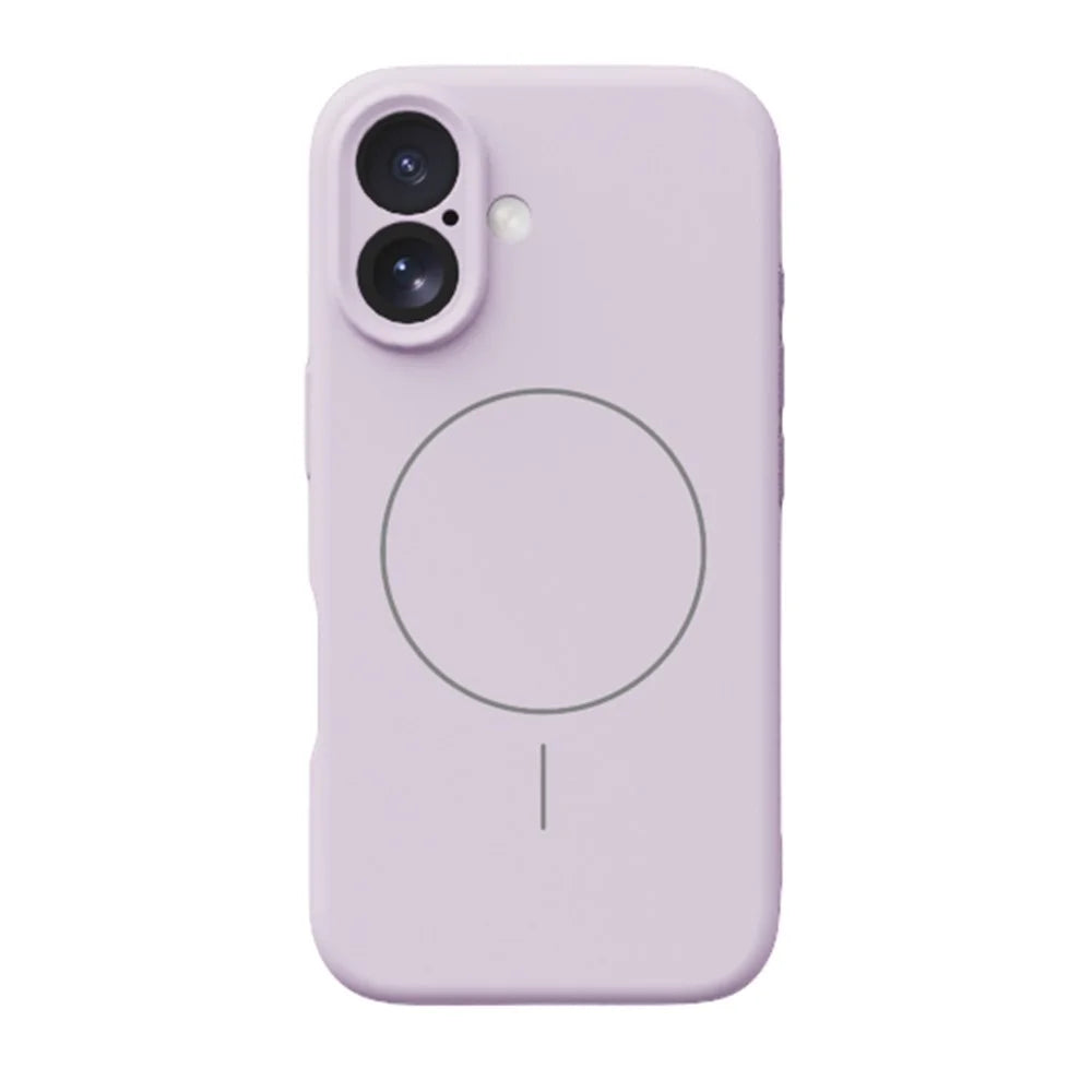 YCADEN For iPhone 16 Plus Case Compatible with MagSafe Precise Cutouts TPU Phone Back Cover - Morandi Purple - 1