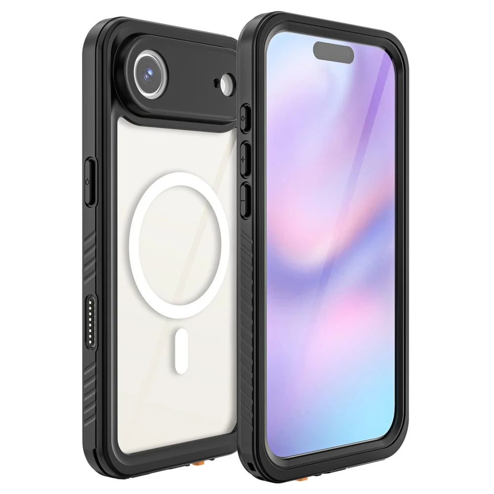 REDPEPPER FS / FM Series For iPhone Air Clear Case Compatible with MagSafe PC TPU PET IP68 Waterproof Phone Cover - 1