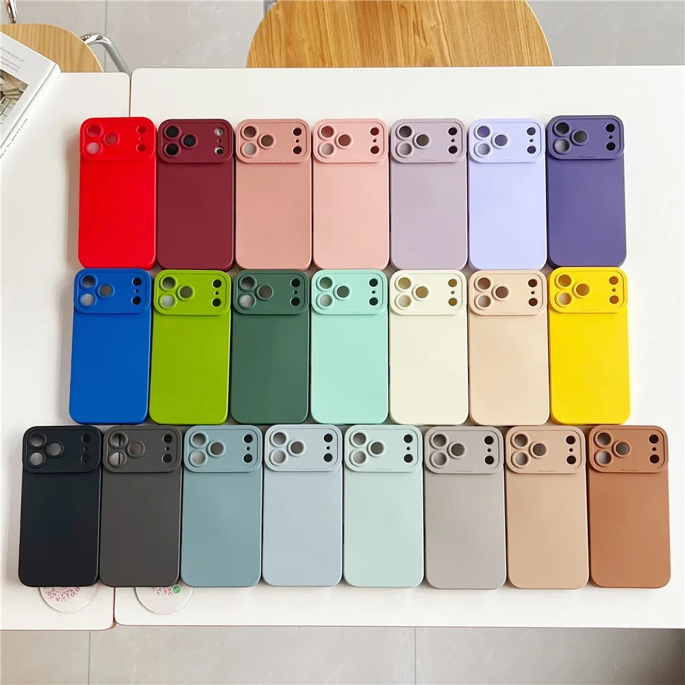 YCADEN For iPhone 17 Pro Max Case Precision Cutout TPU Protective Phone Cover - Titanium Grey - 6