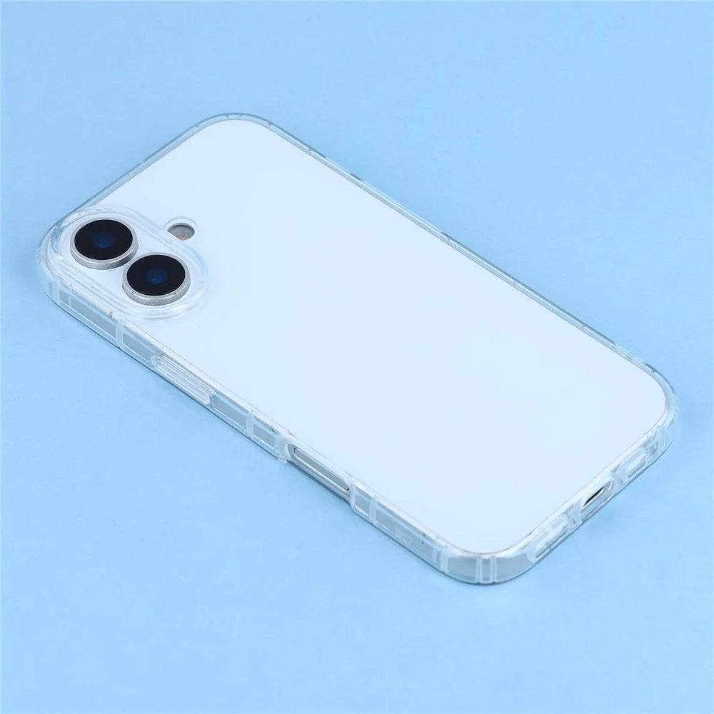 For iPhone 17 Case Airbag Protection TPU Clear Phone Back Cover Large Lens Cutout - 4