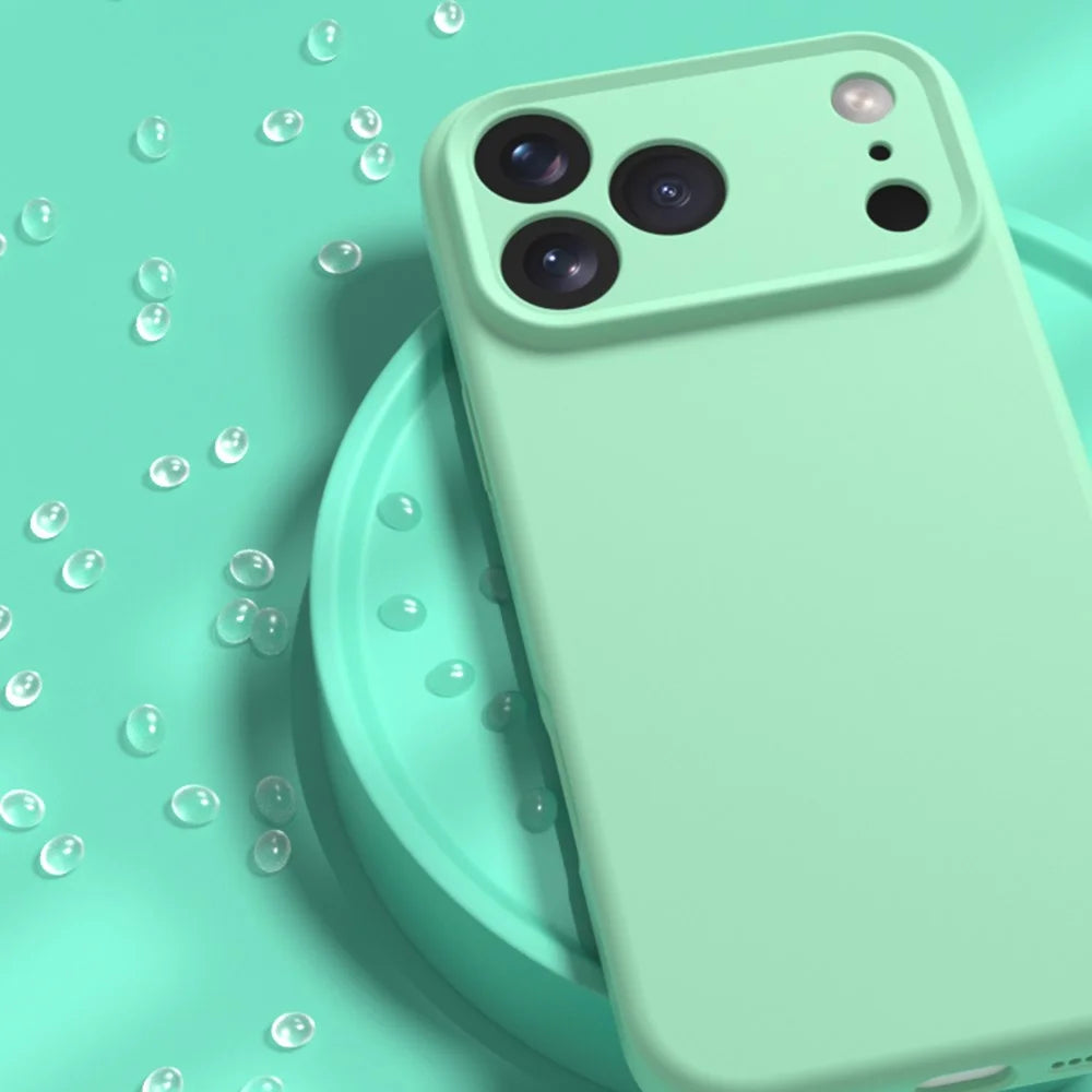 YCADEN For iPhone 17 Pro Case Precise Cutouts TPU Phone Back Cover - Bean Green - 2