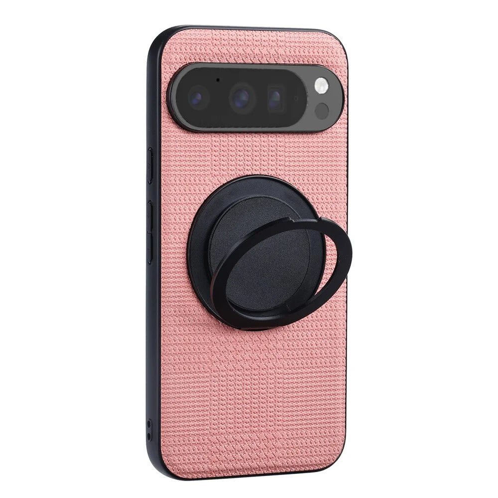 VILI D-THY Series for Google Pixel 10 Pro XL Case Kickstand PC + TPU Phone Cover with Hand Strap - Pink - 2