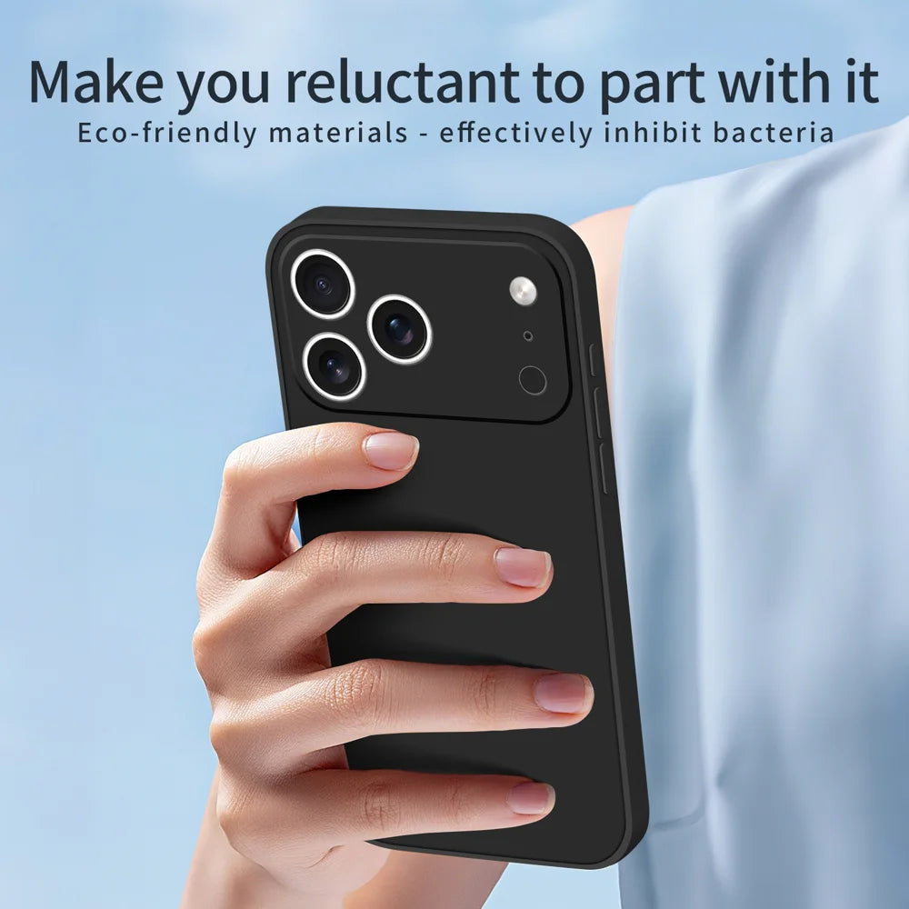MOFI For iPhone 17 Pro Case  Skin Touch Soft TPU Protective Phone Cover - Black - 5