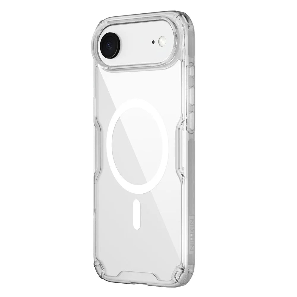 NILLKIN Nature Pro Series for iPhone Air Case Compatible with MagSafe TPU + PC Ultra Clear Phone Cover - Transparent - 1