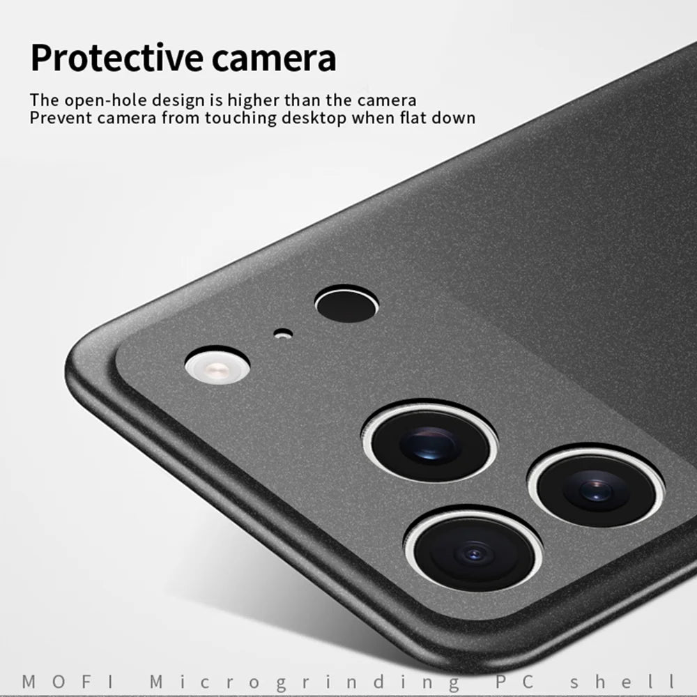 MOFI For iPhone 17 Pro Max PC Case  Shield Matte Series Slim Fit Phone Cover - Black - 2