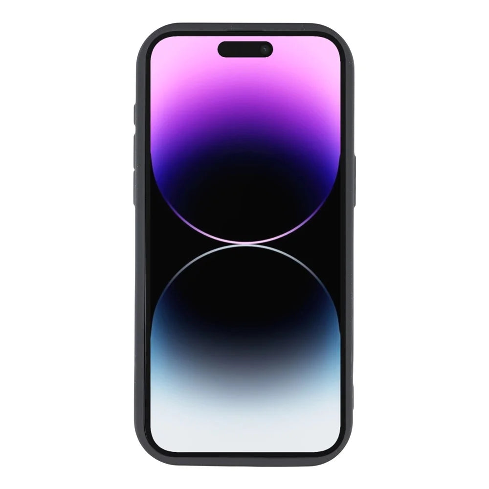 For iPhone 14 Pro Case Heart Pattern TPU Phone Cover with Stepped Edge - Black - 2