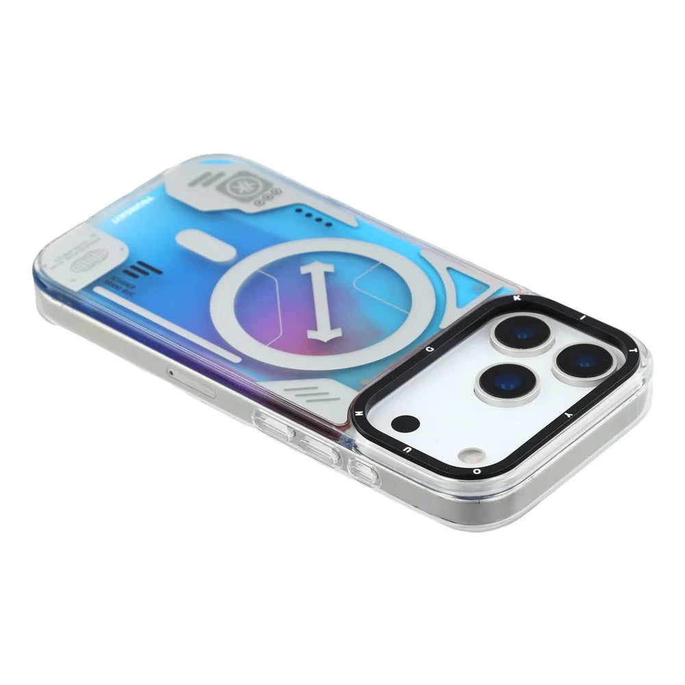 YOUNGKIT For iPhone 17 Pro Case Compatible with MagSafe Anti Drop TPU PC Phone Back Cover - Blue - 5