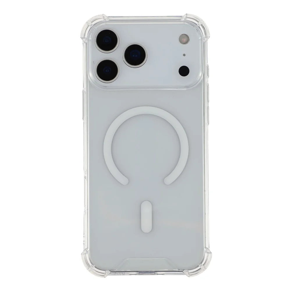 For iPhone 18 Pro Max / 17 Pro Max Case Compatible with MagSafe 1.5mm Shockproof Clear Phone Back Cover - 1