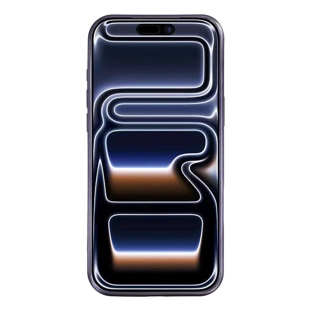 For iPhone 18 Pro / 17 Pro Case Matte Electroplating Phone Cover Compatible with MagSafe - Dark Purple - 2