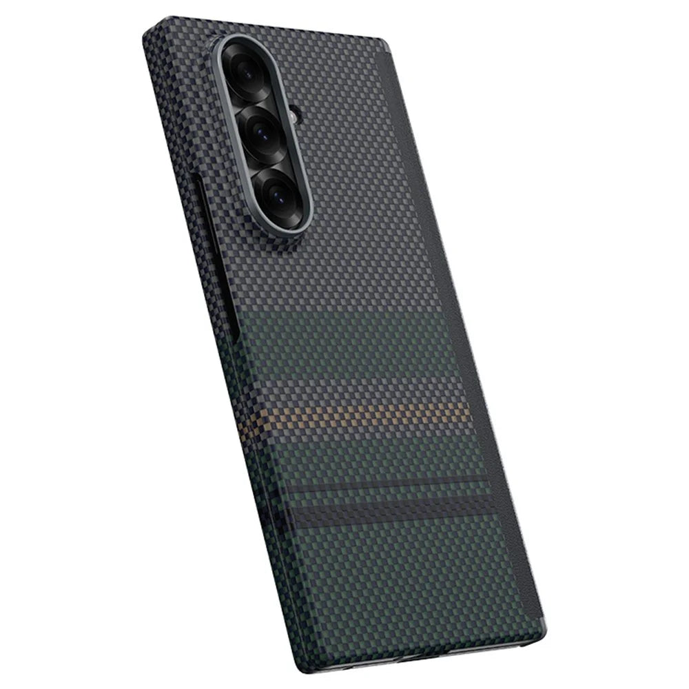 BENKS For Samsung Galaxy Z Fold7 5G Case Aramid Fiber Aurora Weave Phone Cover Magnetic Case - 1