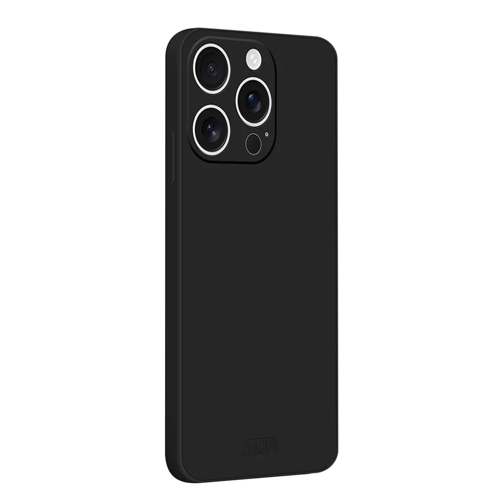 MOFI For iPhone 13 Pro 6.1 inch Case  Skin Touch Soft TPU Protective Phone Cover - Black - 1