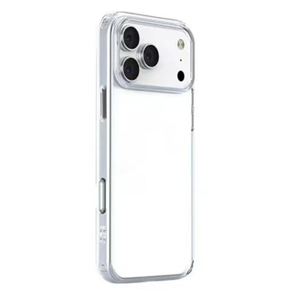 COTECi For iPhone 17 Pro Clear Phone Case AI Camera Cutout Shockproof TPU PC Back Cover - 1
