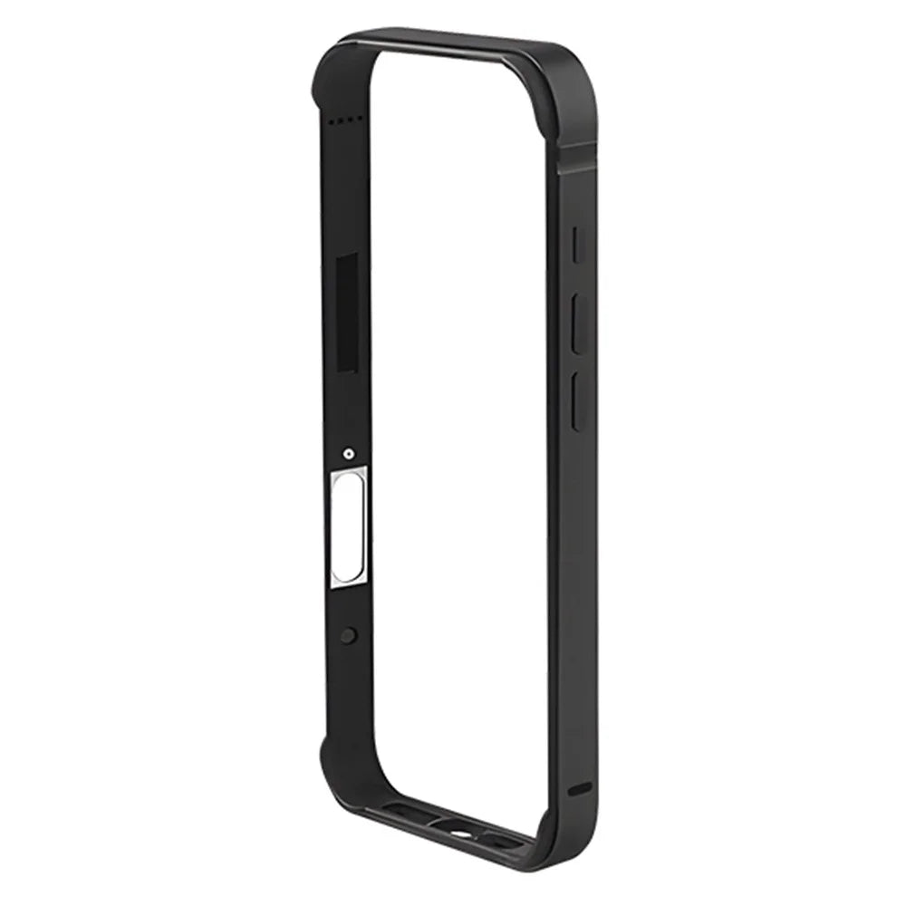 COTECI For iPhone 17 Pro Case Aluminum Alloy Silicone Bumper Shockproof Heat Dissipation Phone Frame - Black - 1