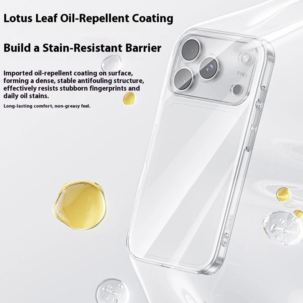 BENKS For iPhone 17 Pro Max Case Ultra Thin Naked-like Clear PC Phone Cover - 5