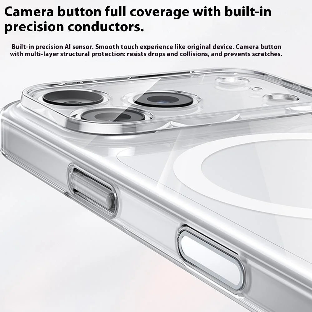 BENKS For iPhone 17 Pro Magnetic Case Ultra Thin Naked-like Clear PC Phone Cover Compatible with MagSafe - 6
