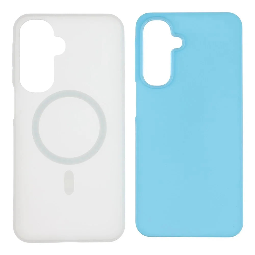For Samsung Galaxy S24+ Magnetic Case PC + TPU Frosted Phone Cover - Blue - 4