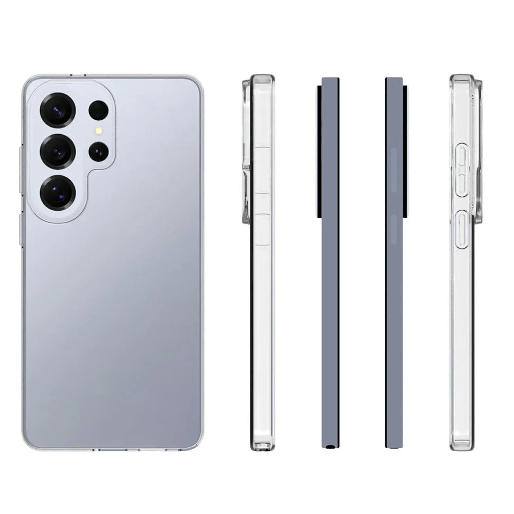 For Samsung Galaxy S26 Ultra Case Watermark Resistant TPU Clear Phone Back Cover - 5