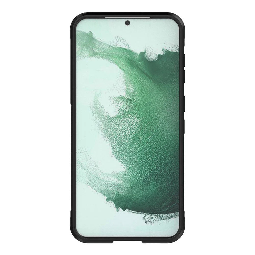 For Samsung Galaxy S23+ Anti-drop Rugged Cell Phone Case Shockproof TPU Back Cover Protector - Black - 4