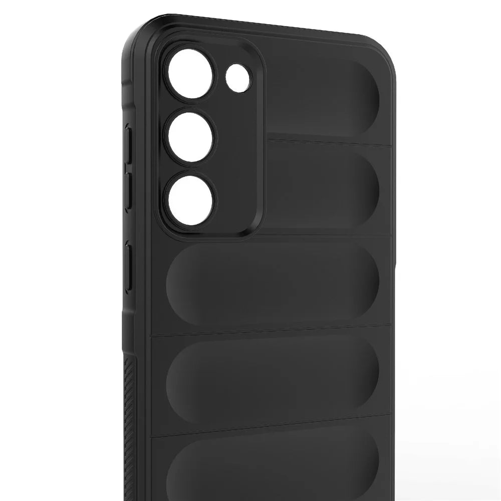 For Samsung Galaxy S23+ Anti-drop Rugged Cell Phone Case Shockproof TPU Back Cover Protector - Black - 7