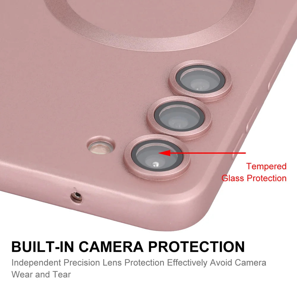 ENKAY HAT PRINCE For Samsung Galaxy A54 5G Magnetic Case   Scratch Proof TPU Phone Shell - Pink - 3