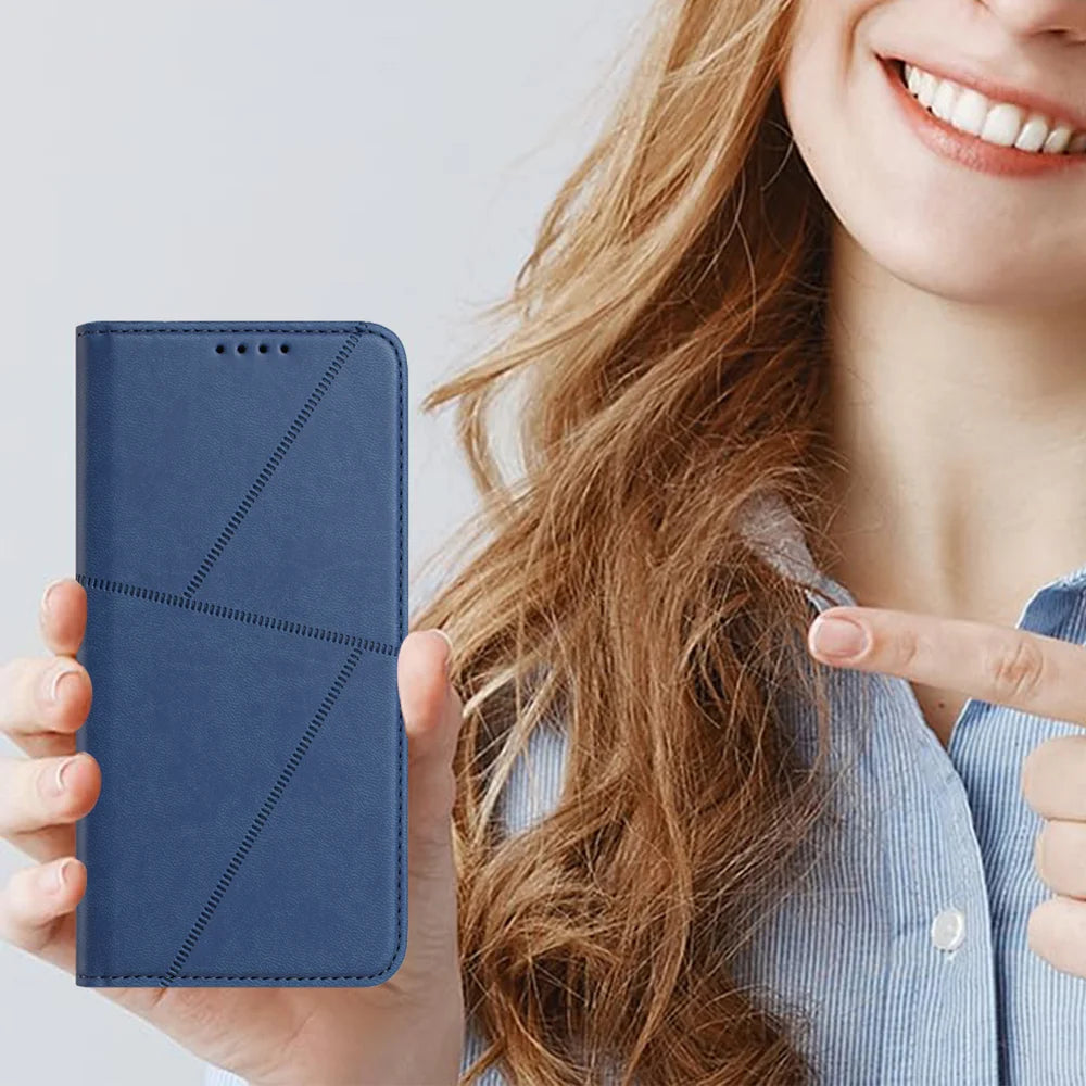 For Sony Xperia 10 VII Wallet Case Magnetic Closure Leather Flip Phone Cover with Stand - Royal Blue - 2