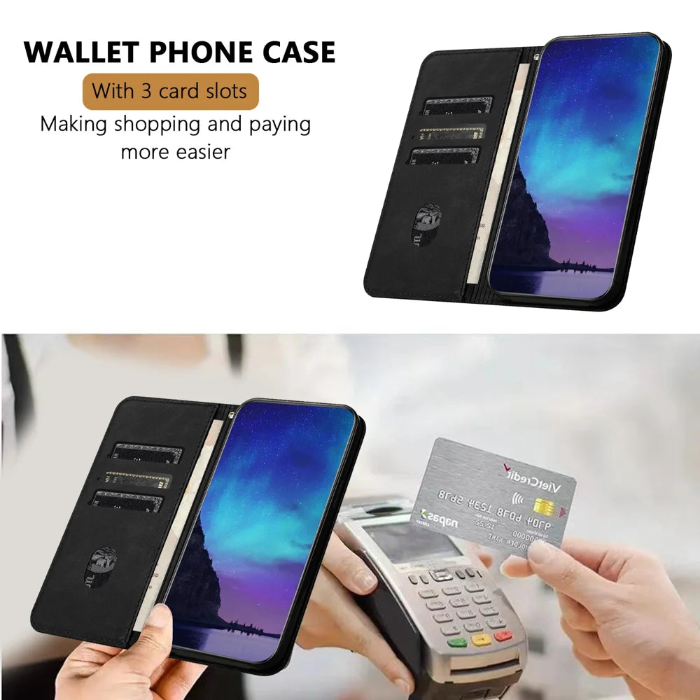 For iPhone 18 Pro Max / 17 Pro Max Phone Cover Skin-touch Feel Leather Wallet Case with Stand - Black - 3