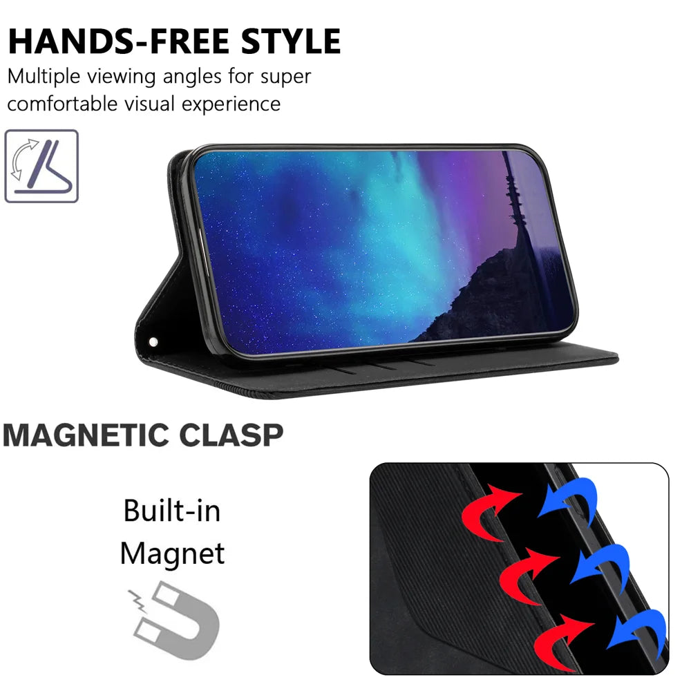 For iPhone 18 Pro Max / 17 Pro Max Phone Cover Skin-touch Feel Leather Wallet Case with Stand - Black - 4
