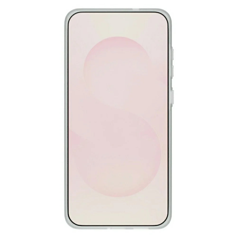 For Samsung Galaxy S24+ Magnetic Case Corrugated Texture Hard PC Phone Cover - Transparent White - 2