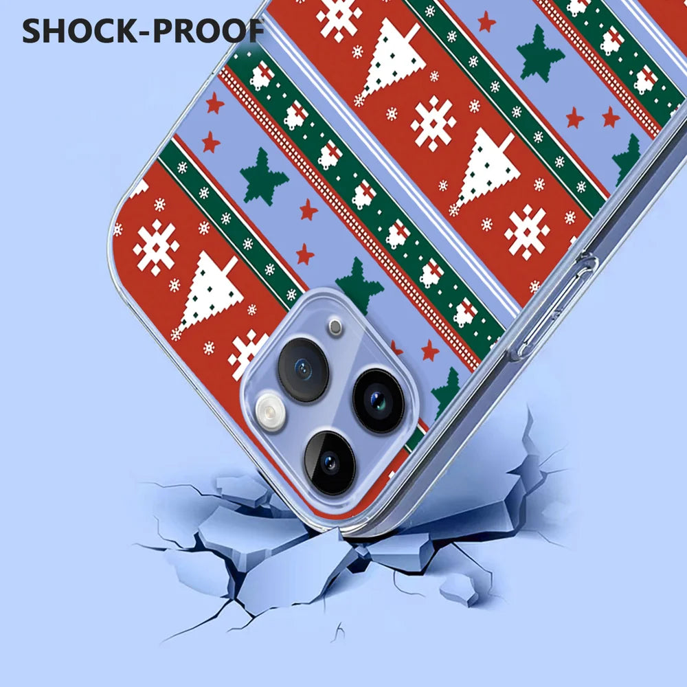 For iPhone 11 Pro Case Christmas Themed Pattern Printing TPU Phone Back Cover - Christmas Ribbons - 3